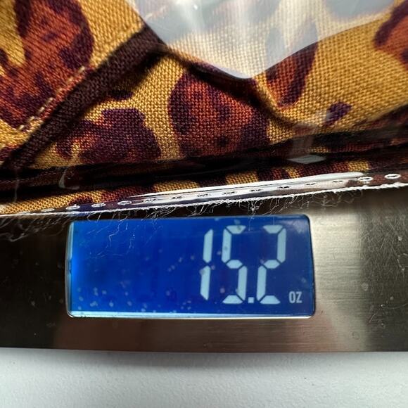 Free People Pants Womens 12 Tan Animal Print Wide Leg Boho Festival Hippie - Picture 15 of 16